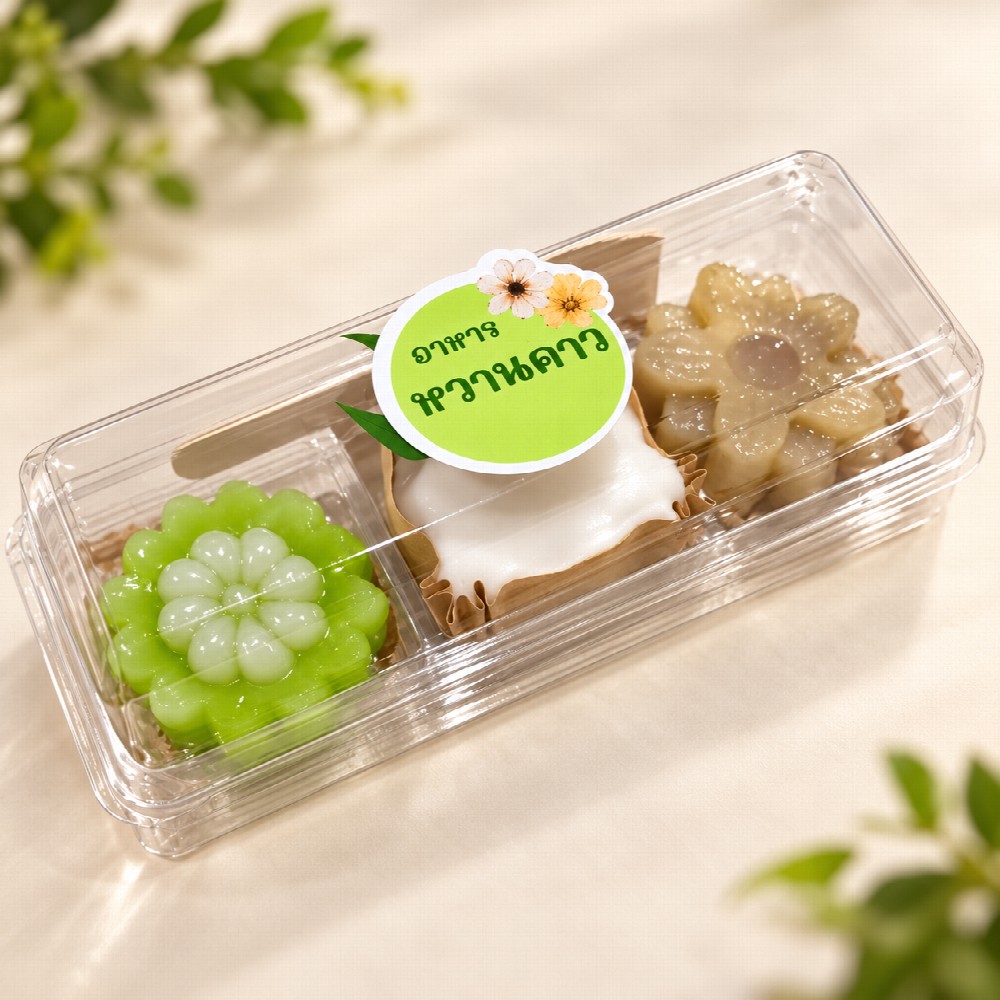 Snack Box ขนมไทยชุดพิเศษ #2 ราคา 35 บาท - อาหารไทย อาหารหวานคาว