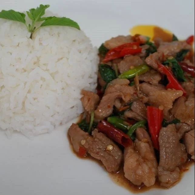 ข้าวกระเพราหมู